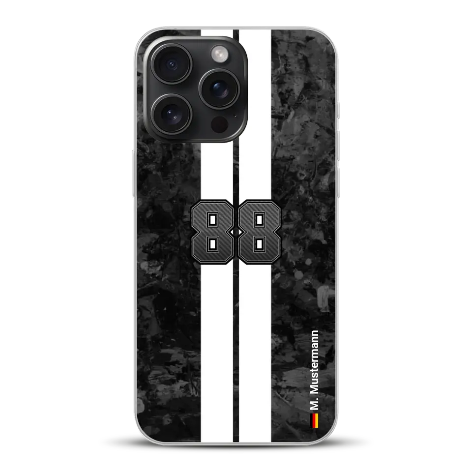 Carbon style #2 - Personnalisé coque pour iPhone