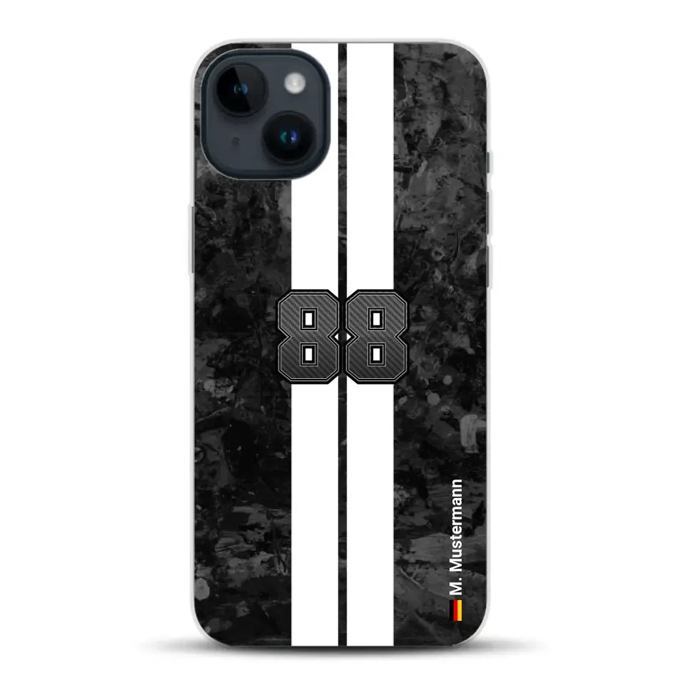 Carbon style #2 - Personnalisé coque pour iPhone