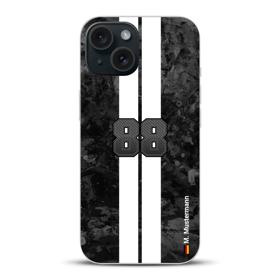 Carbon style #2 - Personnalisé coque pour iPhone