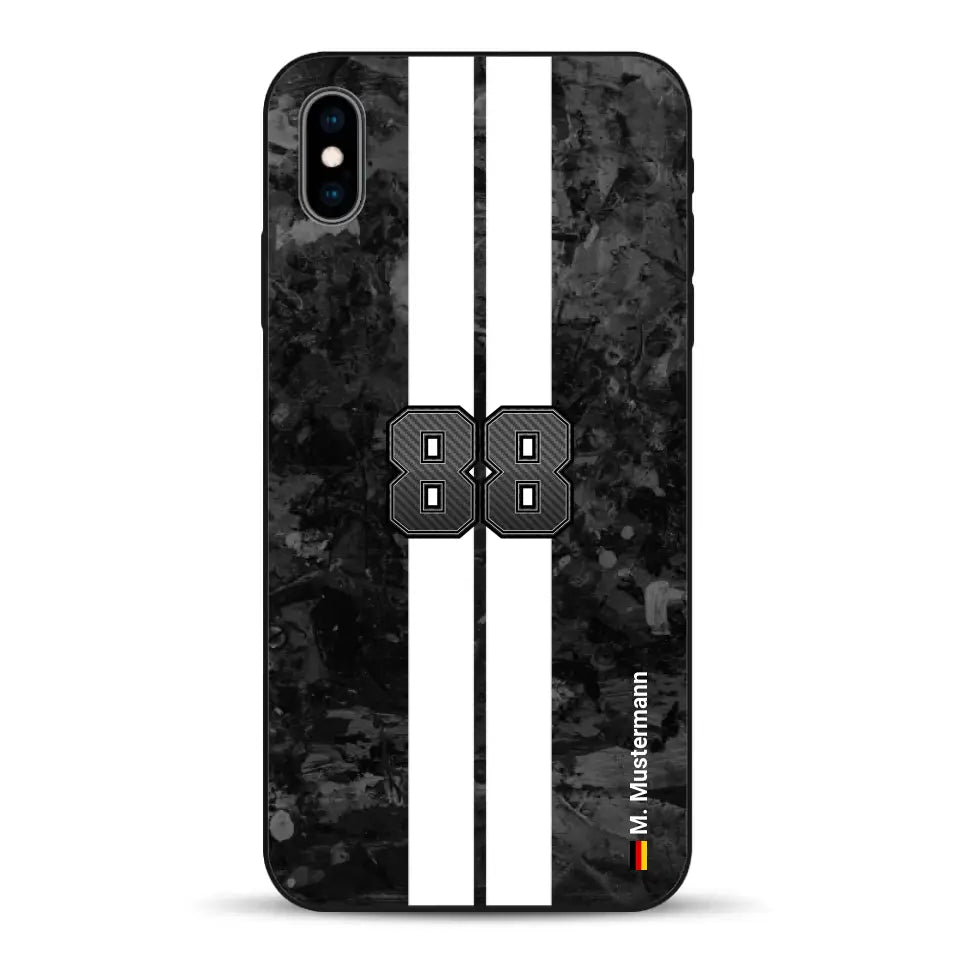 Carbon style #2 - Personnalisé coque pour iPhone