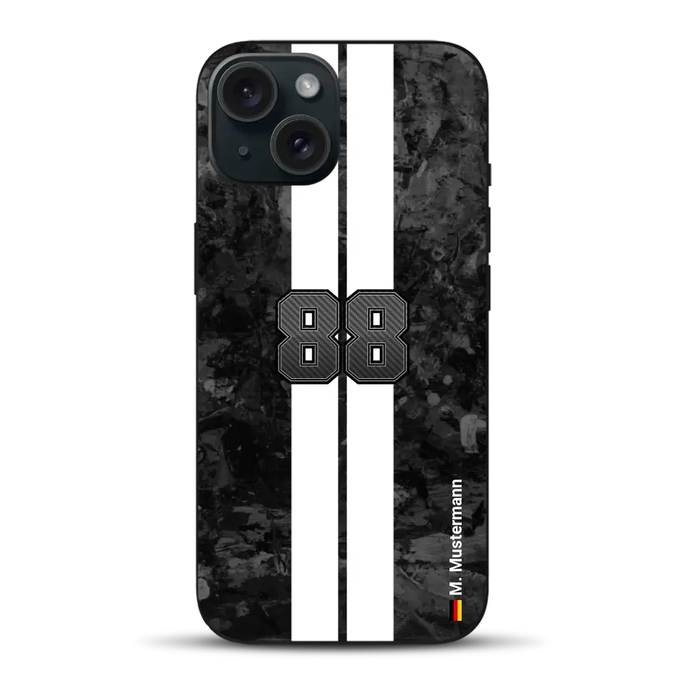 Carbon style #2 - Personnalisé coque pour iPhone