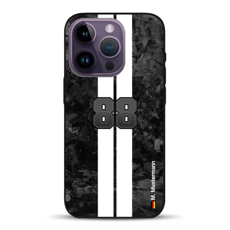 Carbon style #2 - Personnalisé coque pour iPhone