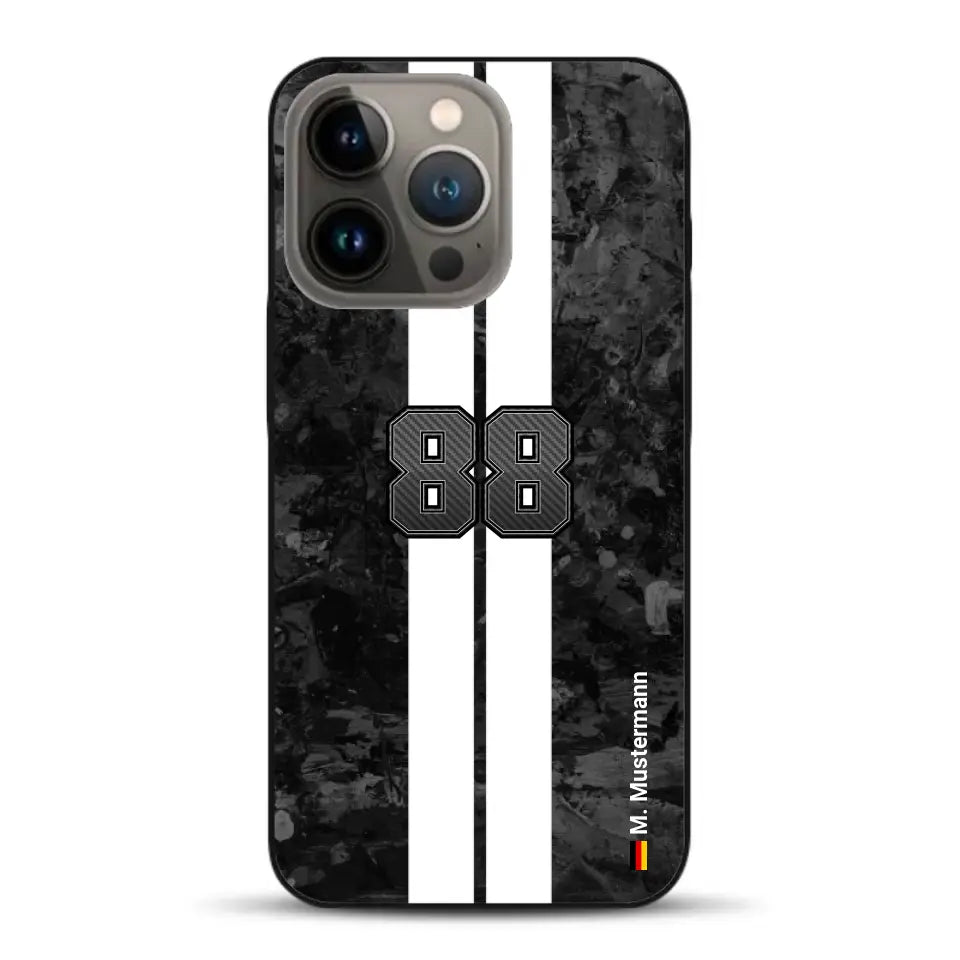 Carbon style #2 - Personnalisé coque pour iPhone