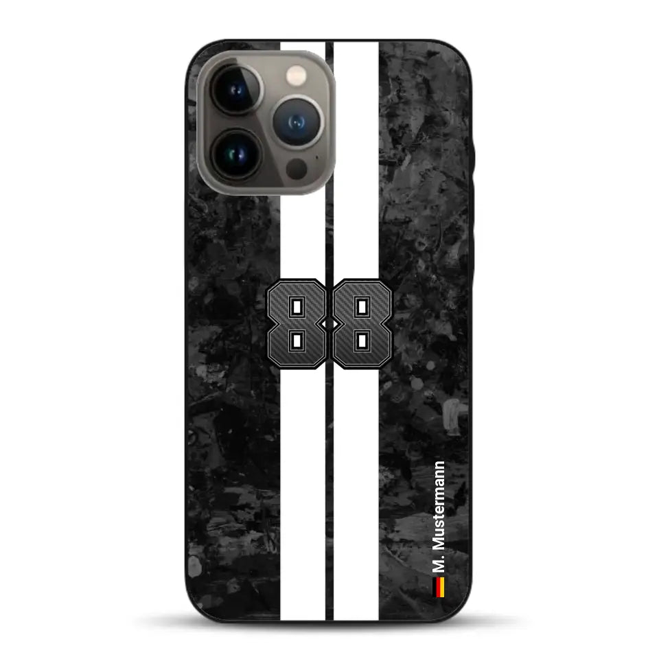 Carbon style #2 - Personnalisé coque pour iPhone