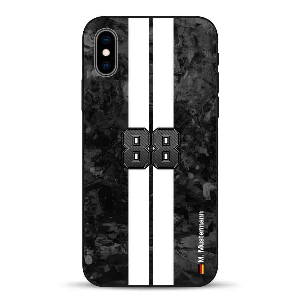 Carbon style #2 - Personnalisé coque pour iPhone
