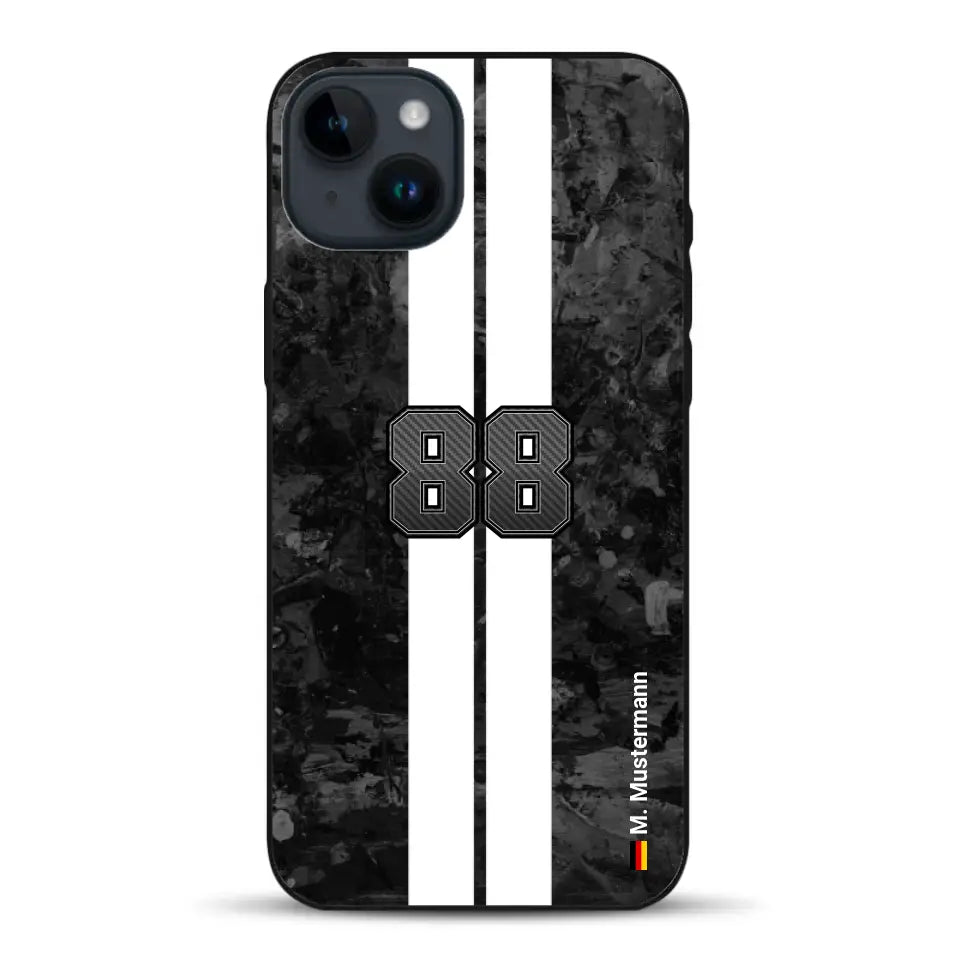 Carbon style #2 - Personnalisé coque pour iPhone