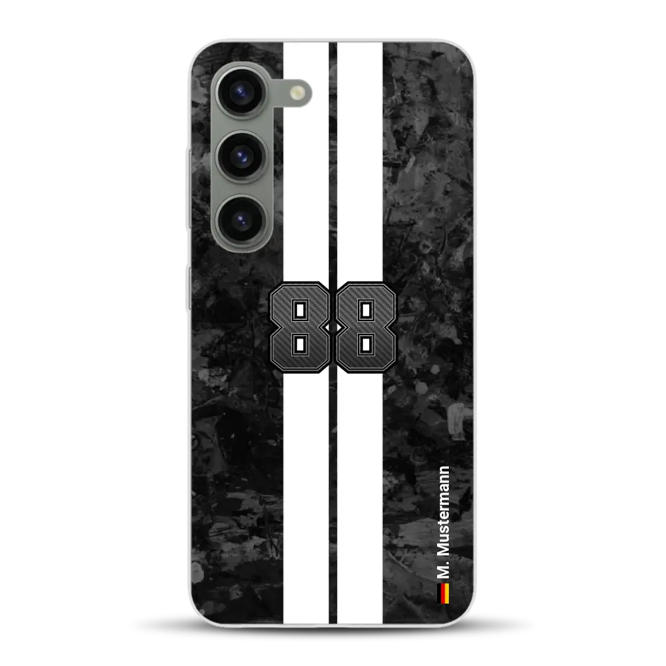 Carbon Style #2 - Individuelle Handyhülle für Samsung