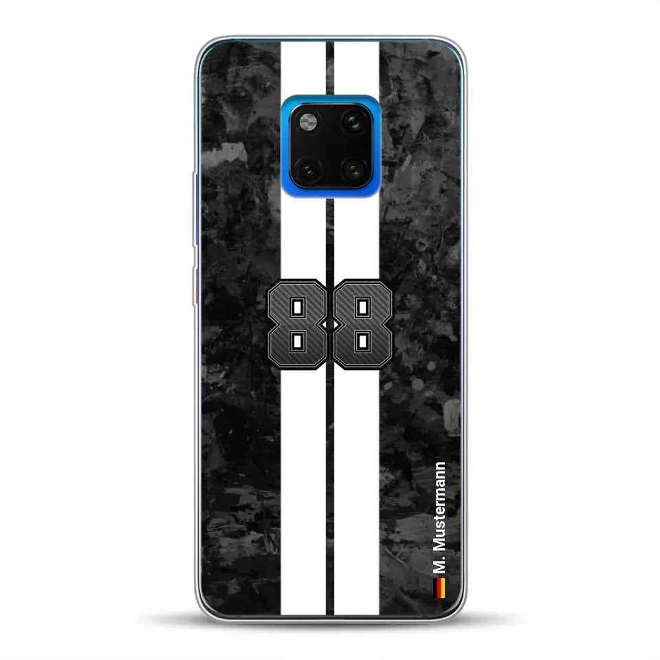Carbon Style #2 - Individuelle Handyhülle für Huawei
