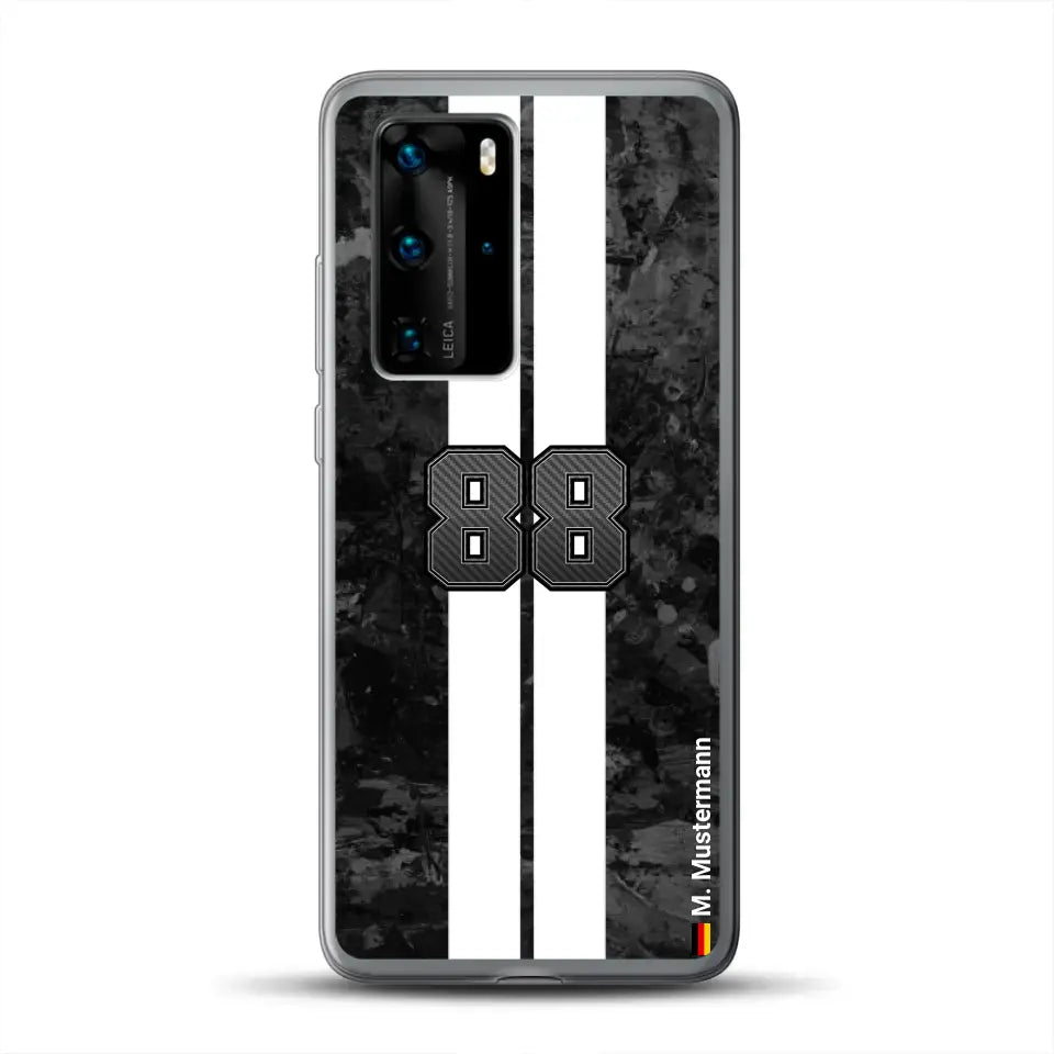 Stile carbonio #2 - Custodia per cellulare personalizzata per Huawei