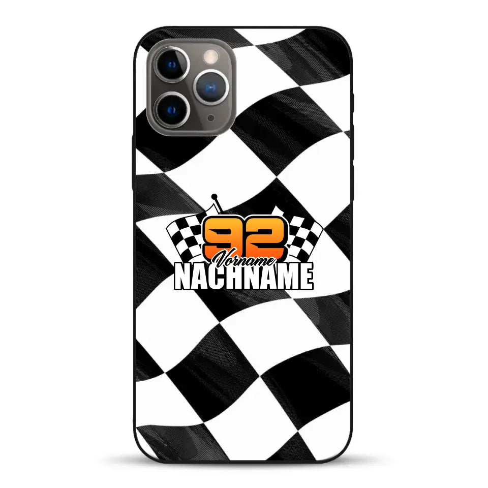 Checkered #1 - Custodia per cellulare personalizzata per iPhone