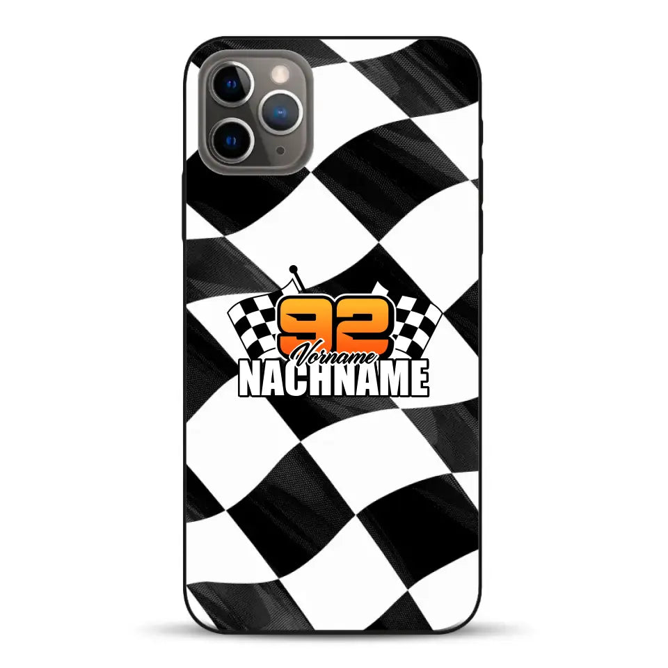 Checkered #1 - Custodia per cellulare personalizzata per iPhone