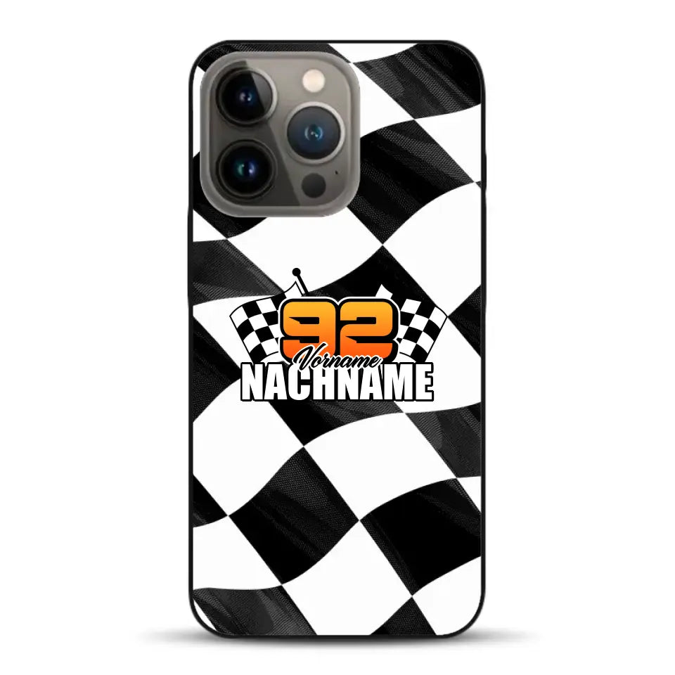 Checkered #1 - Custodia per cellulare personalizzata per iPhone