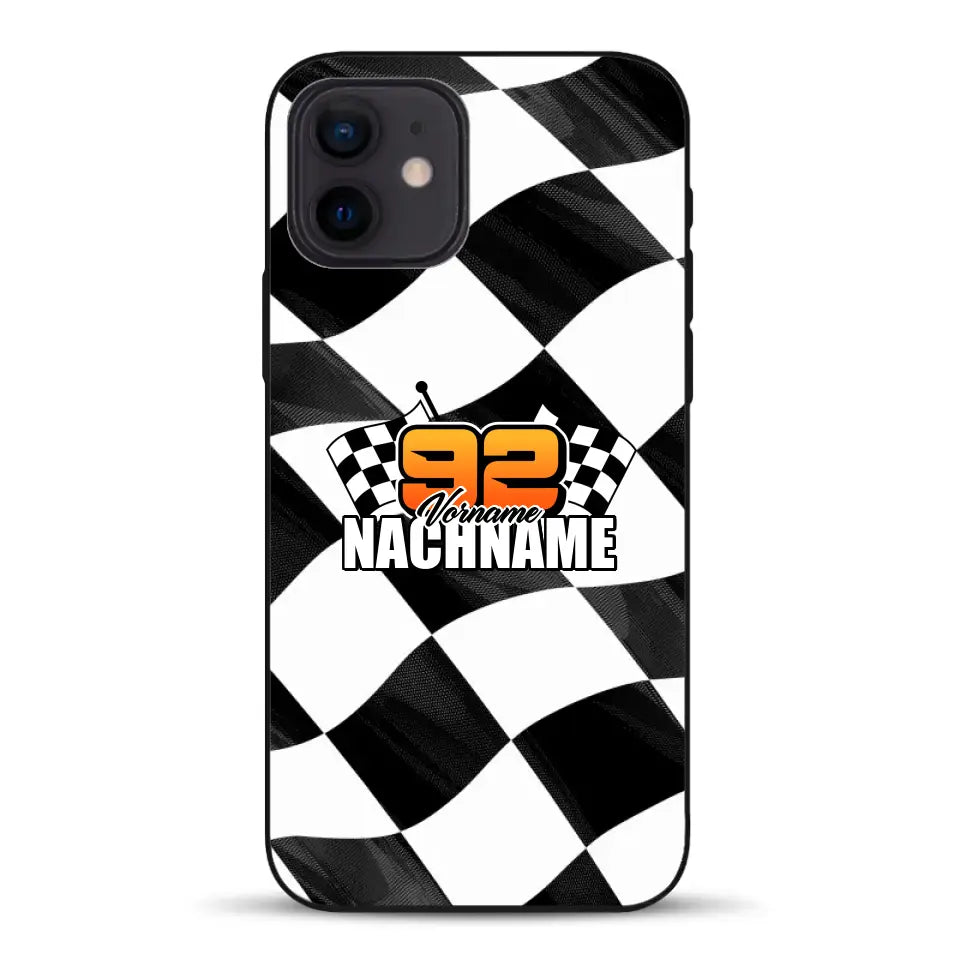 Checkered #1 - Custodia per cellulare personalizzata per iPhone