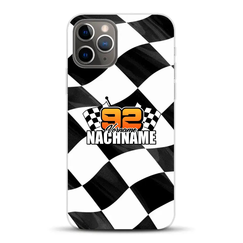 Checkered #1 - Custodia per cellulare personalizzata per iPhone