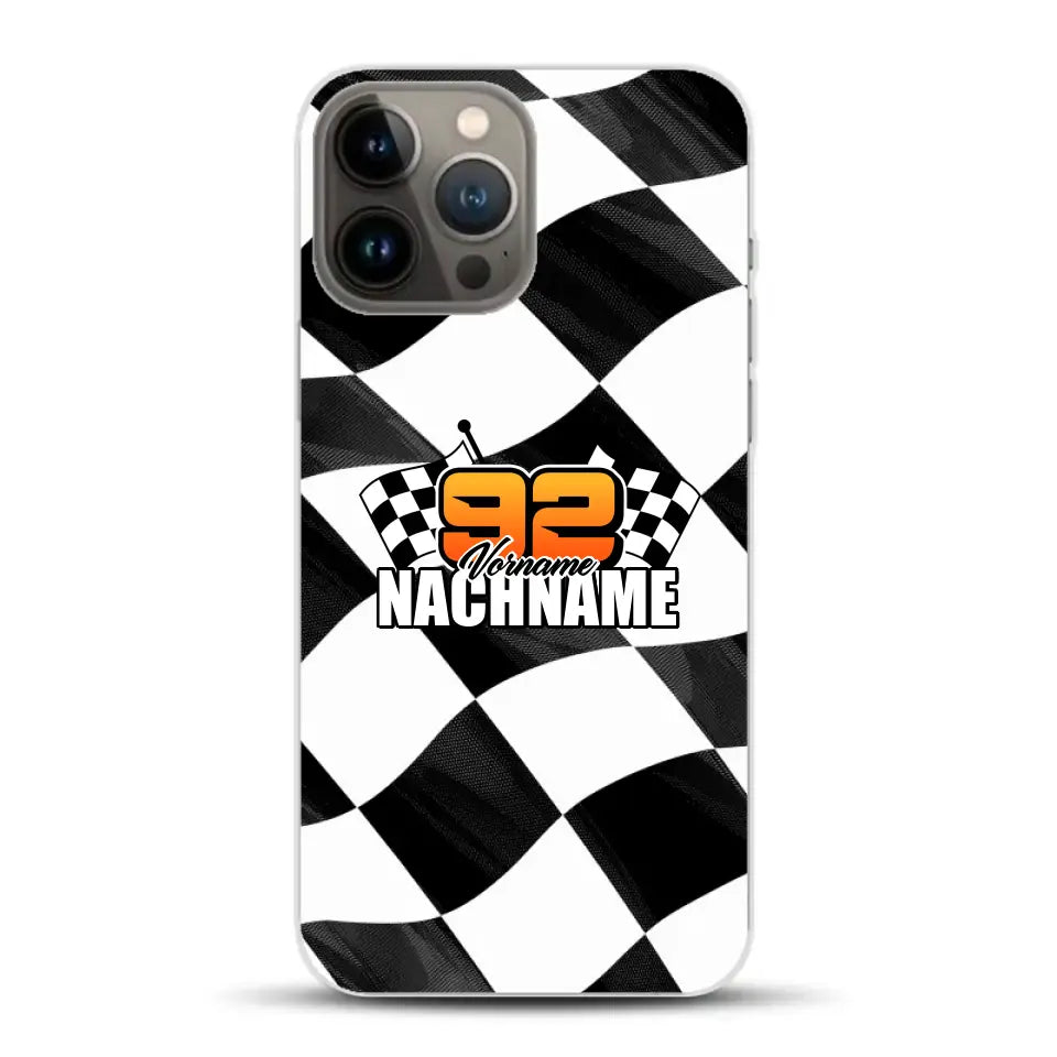Checkered #1 - Custodia per cellulare personalizzata per iPhone