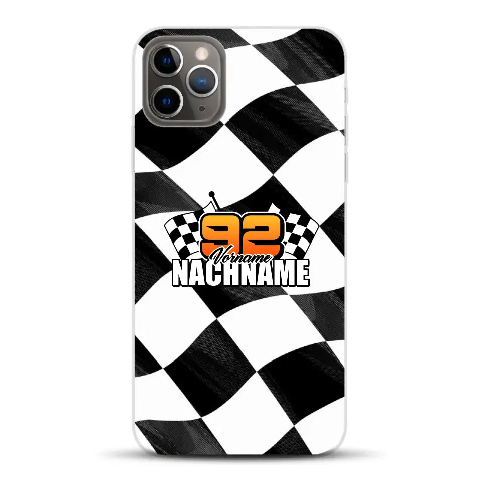 Checkered #1 - Custodia per cellulare personalizzata per iPhone