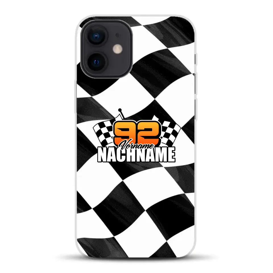 Checkered #1 - Custodia per cellulare personalizzata per iPhone