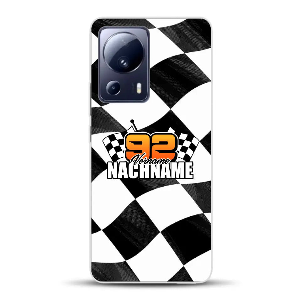 Checkered #1 - Custodia per cellulare personalizzata per Xiaomi