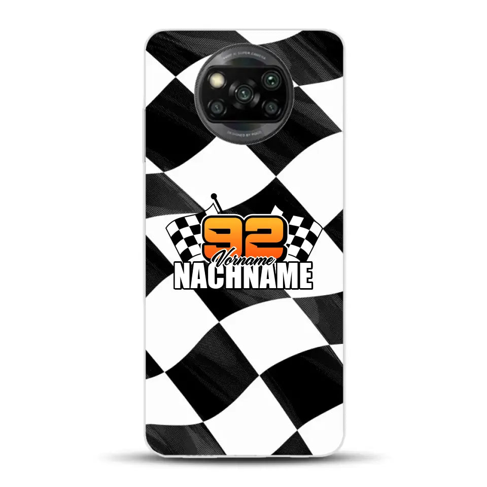Checkered #1 - Custodia per cellulare personalizzata per Xiaomi
