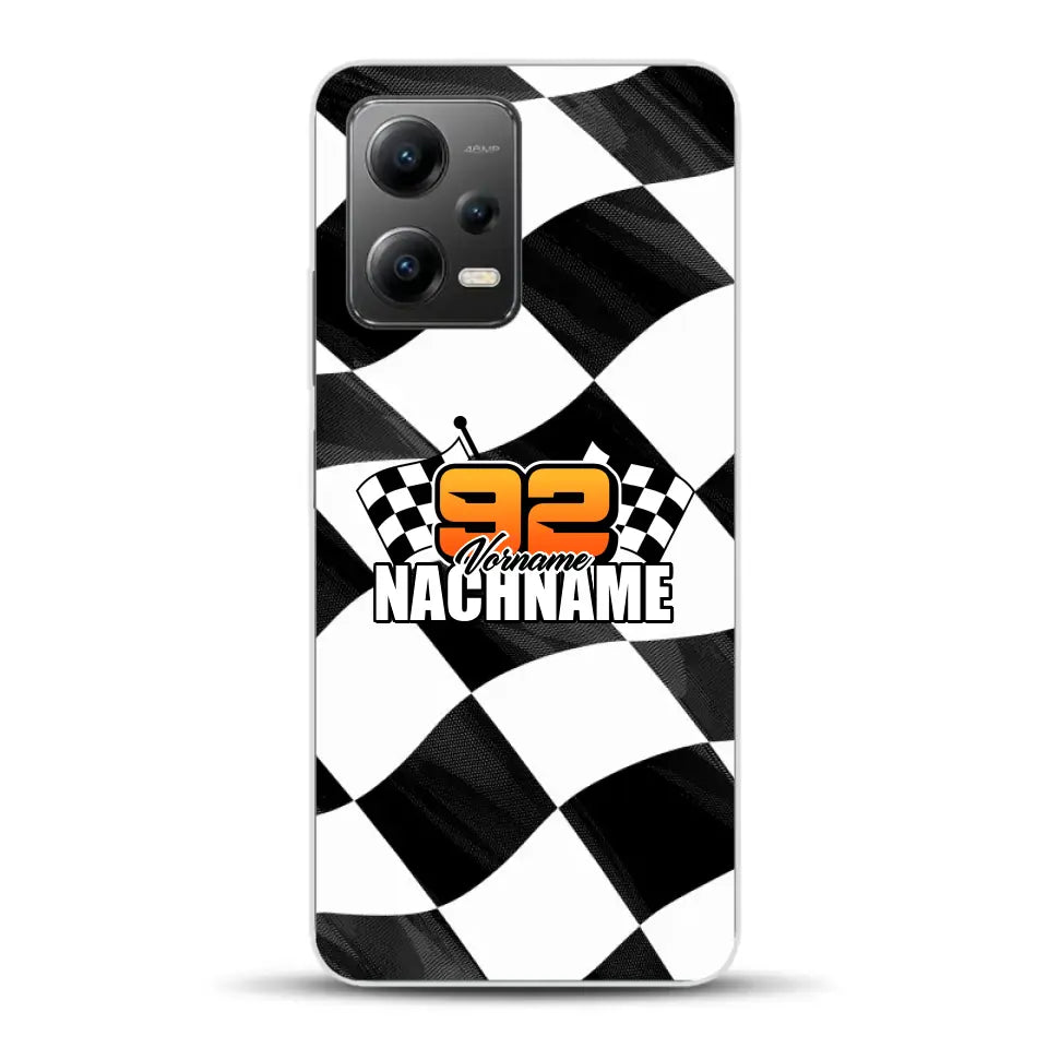 Checkered #1 - Custodia per cellulare personalizzata per Xiaomi