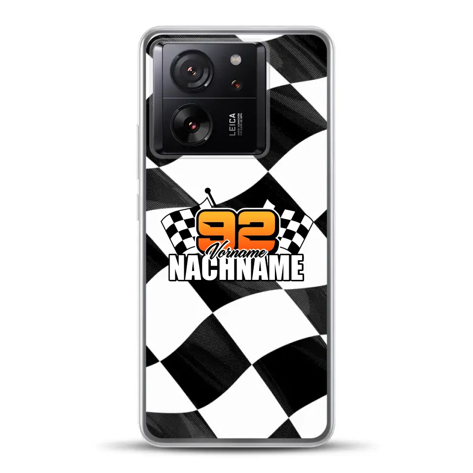 Checkered #1 - Custodia per cellulare personalizzata per Xiaomi