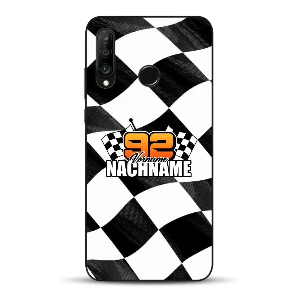 Checkered #1 - Custodia per cellulare personalizzata per Huawei