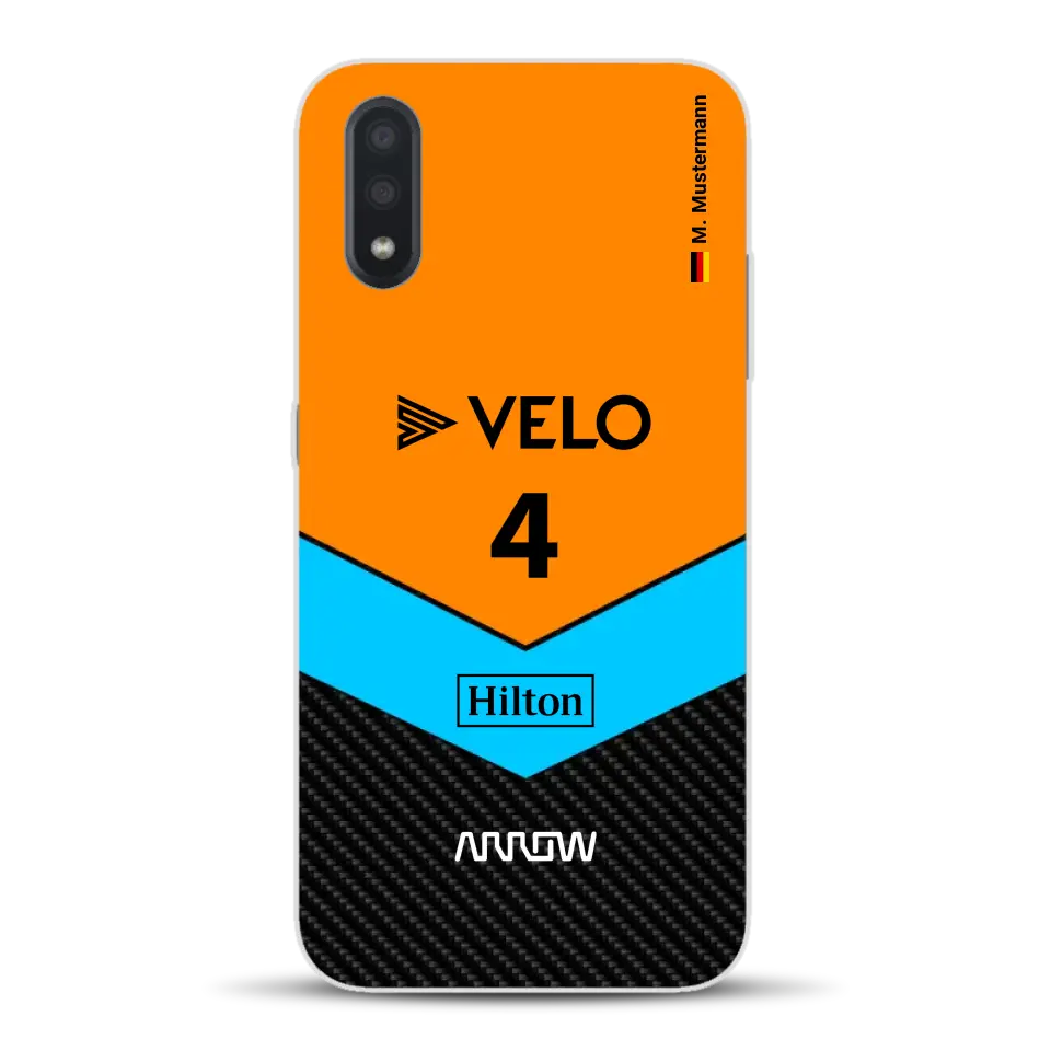 McL F1 Livery - Custodia per cellulare personalizzata per Samsung