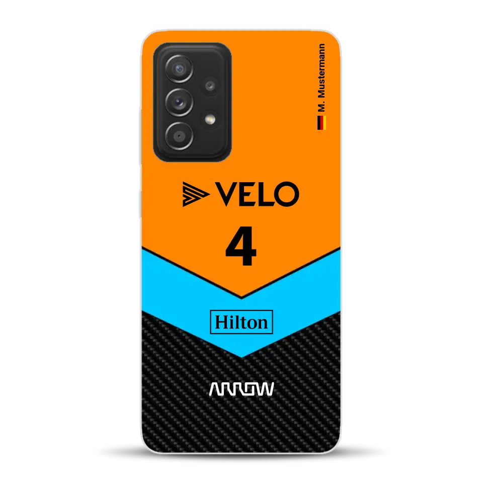 McL F1 Livery - Custodia per cellulare personalizzata per Samsung