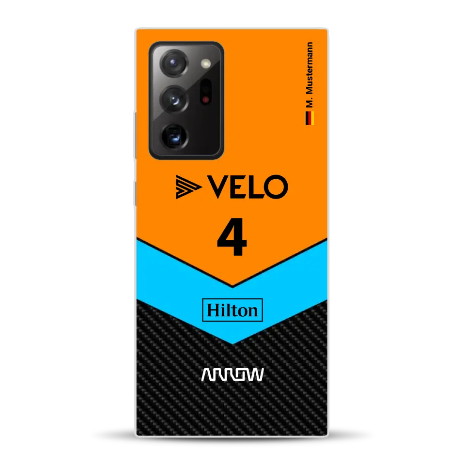 McL F1 Livery - Custodia per cellulare personalizzata per Samsung