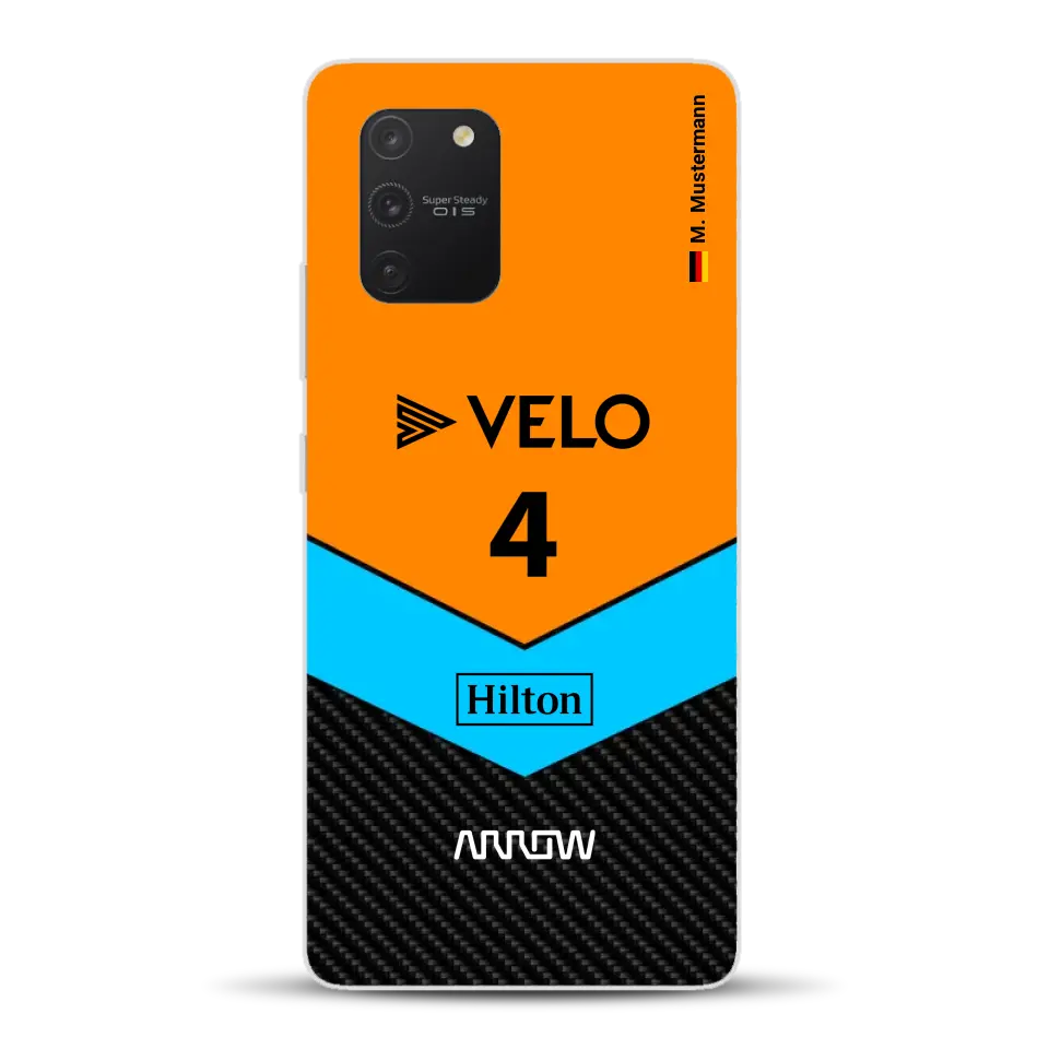 McL F1 Livery - Custodia per cellulare personalizzata per Samsung