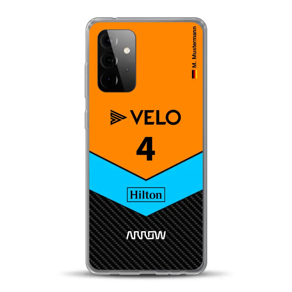 McL F1 Livery - Custodia per cellulare personalizzata per Samsung