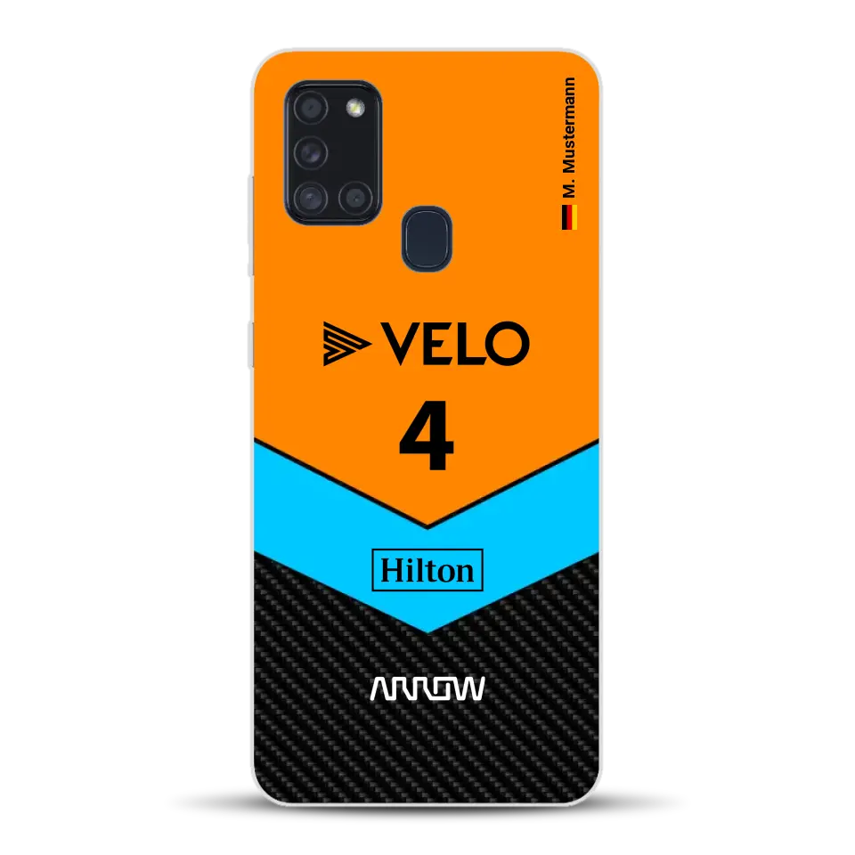 McL F1 Livery - Custodia per cellulare personalizzata per Samsung
