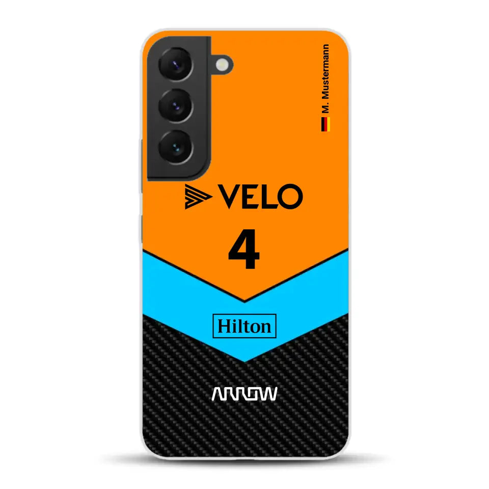 McL F1 Livery - Custodia per cellulare personalizzata per Samsung