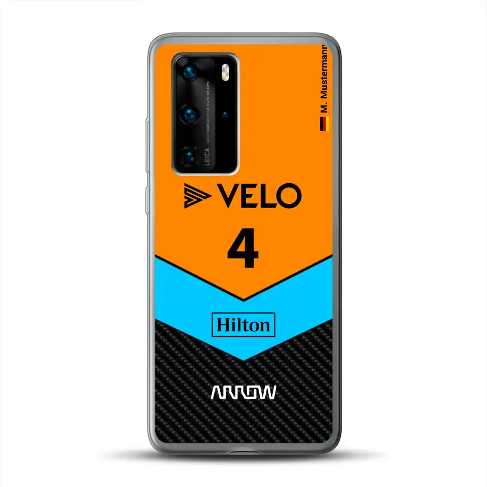McL F1 Livery - Custodia per cellulare personalizzata per Huawei
