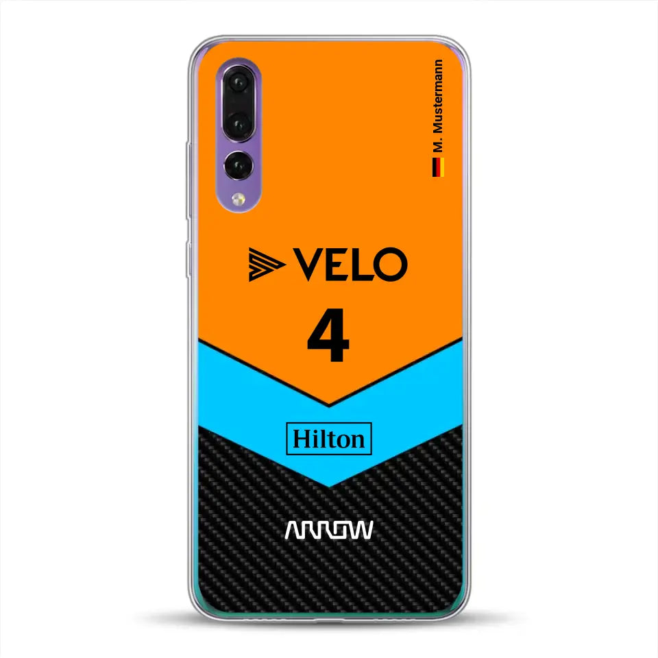McL F1 Livery - Custodia per cellulare personalizzata per Huawei