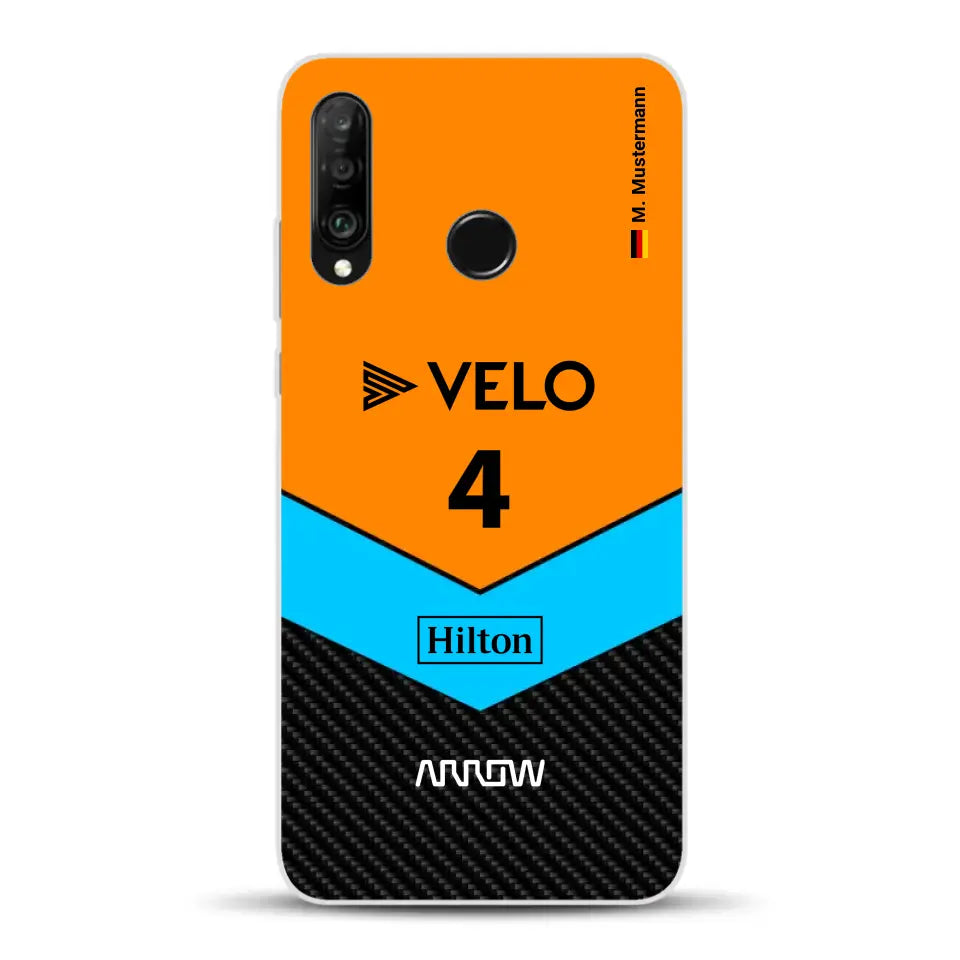 McL F1 Livery - Custodia per cellulare personalizzata per Huawei