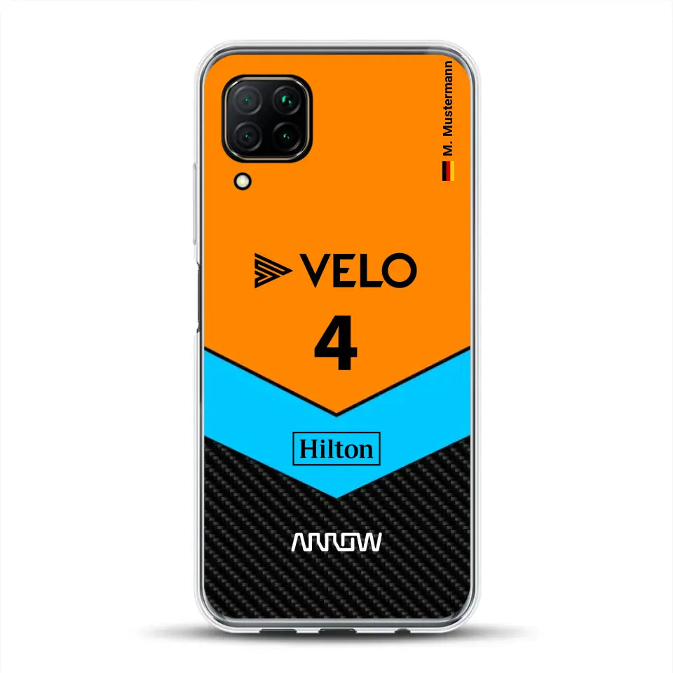 McL F1 Livery - Custodia per cellulare personalizzata per Huawei