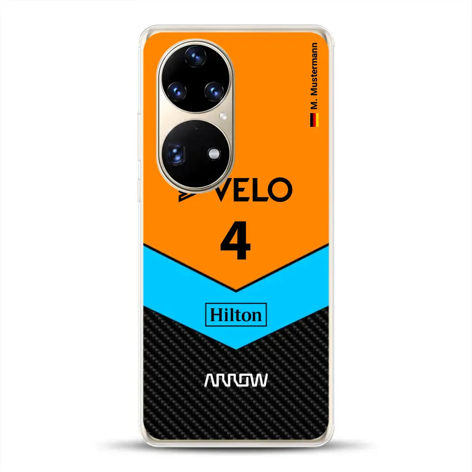 McL F1 Livery - Custodia per cellulare personalizzata per Huawei