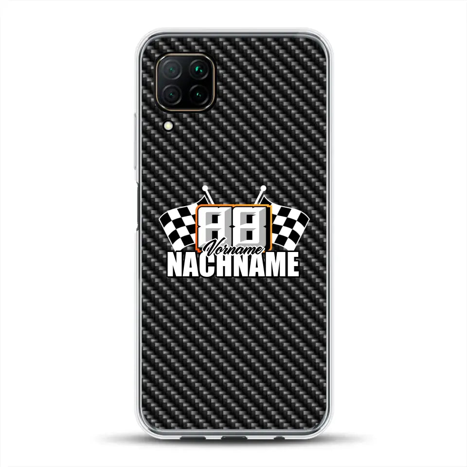Carbon Style #1 - Individuelle Handyhülle für Huawei