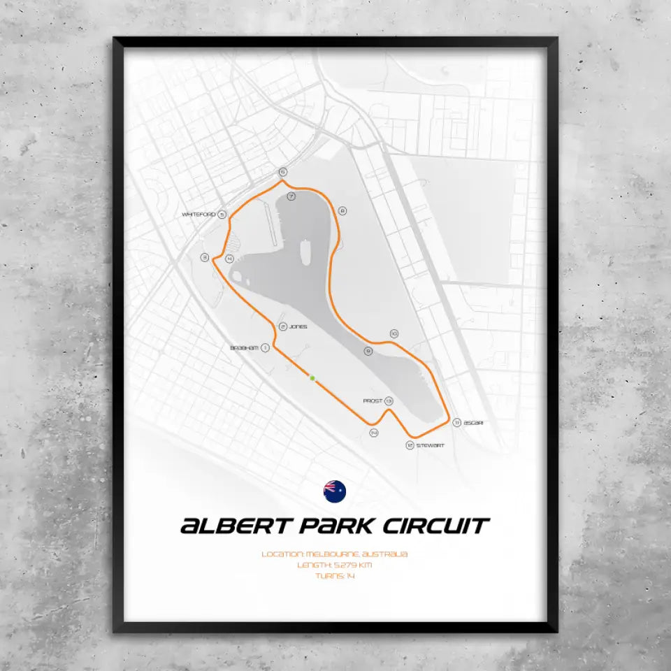 Melbourne - Quadro personalizzato