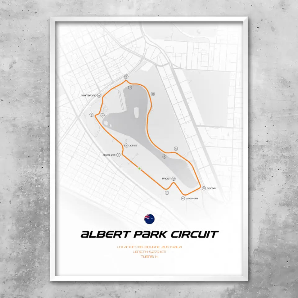 Melbourne - Custom wall art