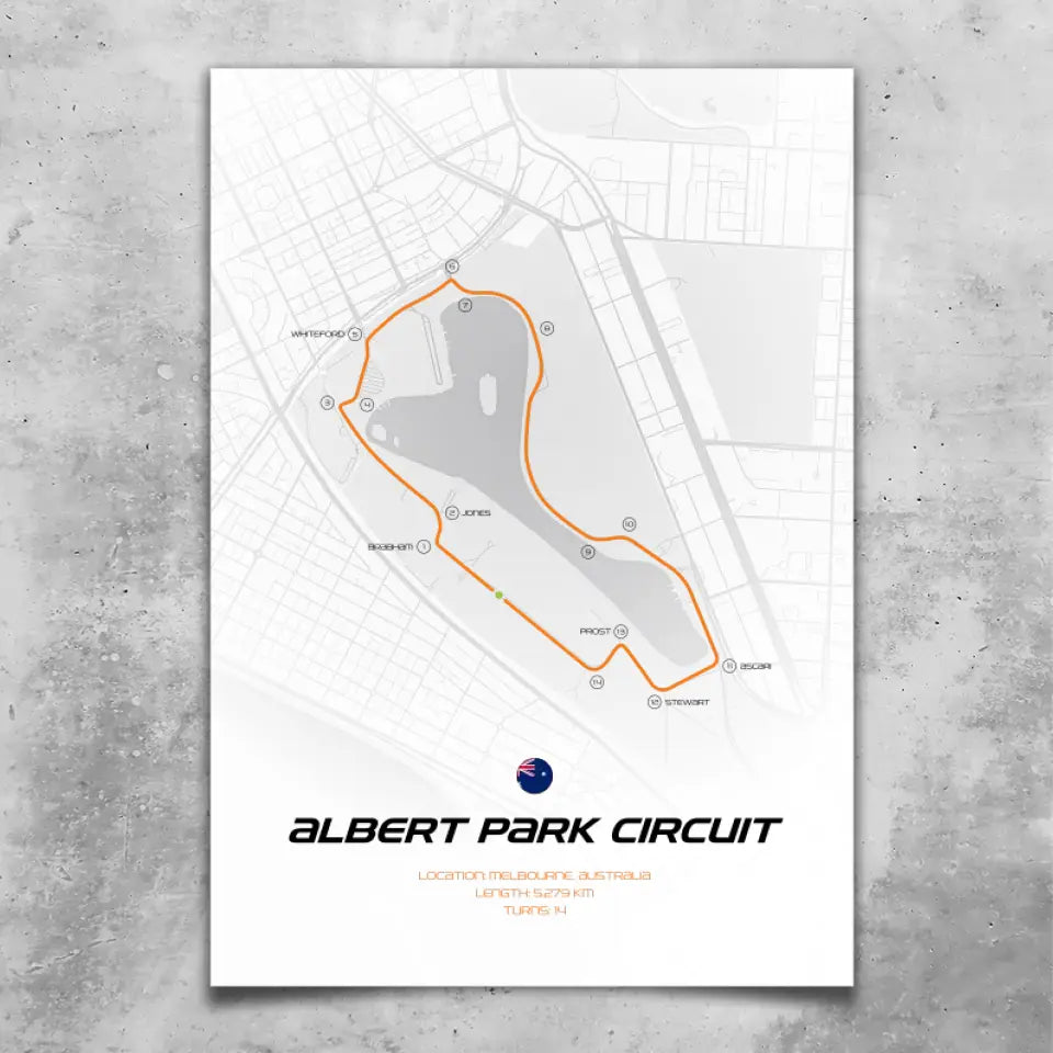 Melbourne - Custom wall art