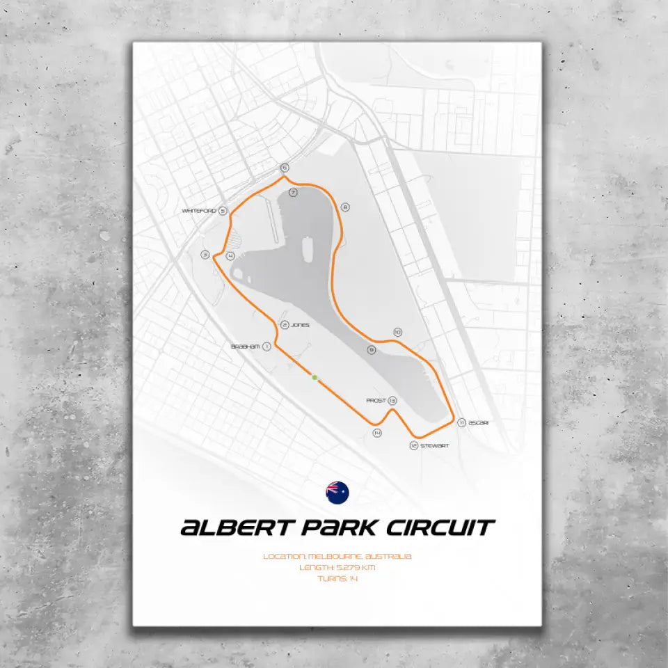 Melbourne - Custom wall art