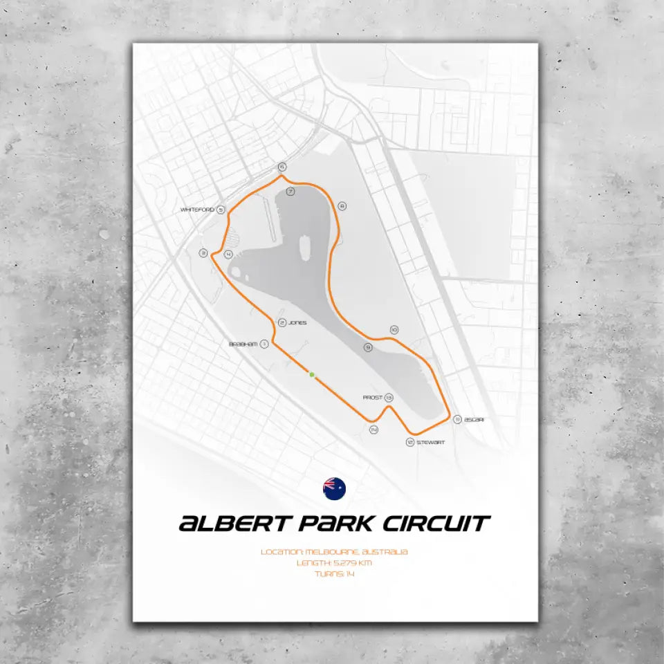 Melbourne - Custom wall art