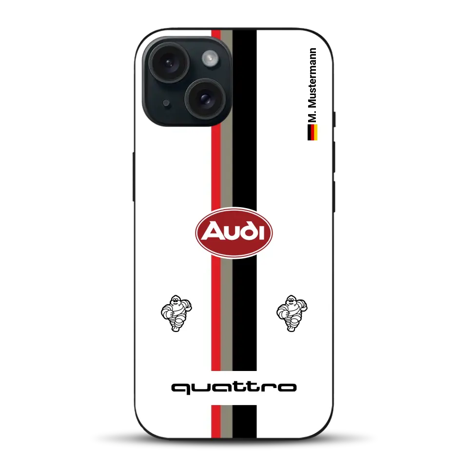 Audi Quattro S1 E2 Pikes Peak Livery - Individuelle Handyhülle für iPhone