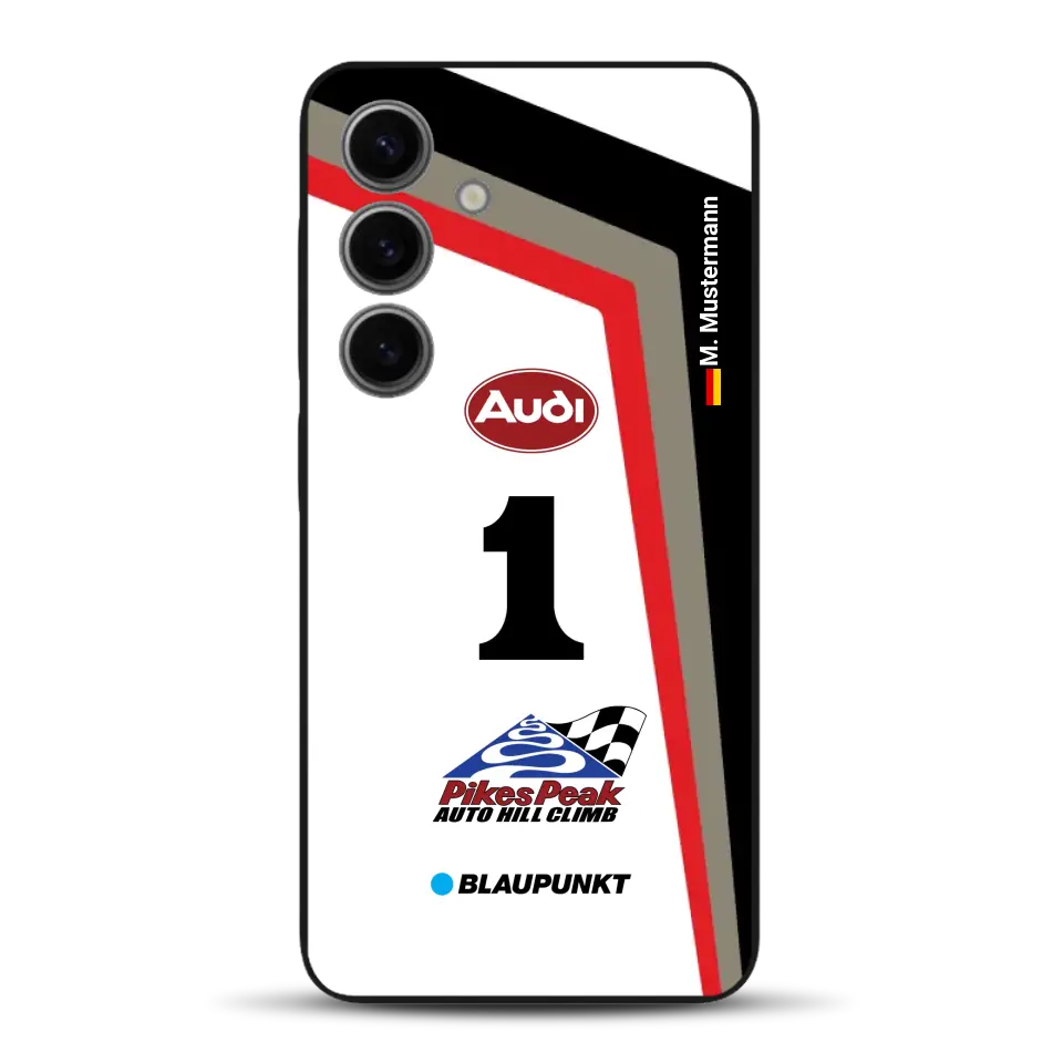Audi Quattro S1 E2 Pikes Peak Livery - Custodia per cellulare personalizzata per Samsung
