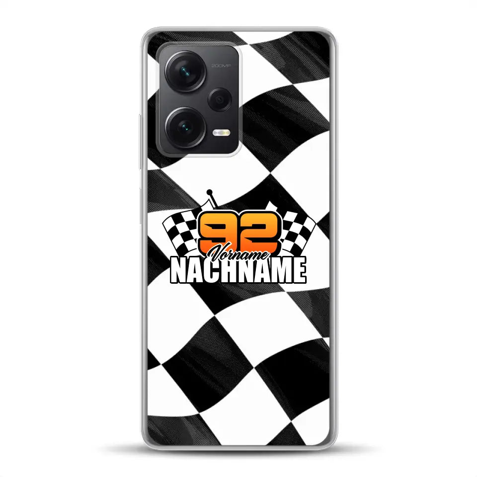 Checkered #1 - Custodia per cellulare personalizzata per Xiaomi