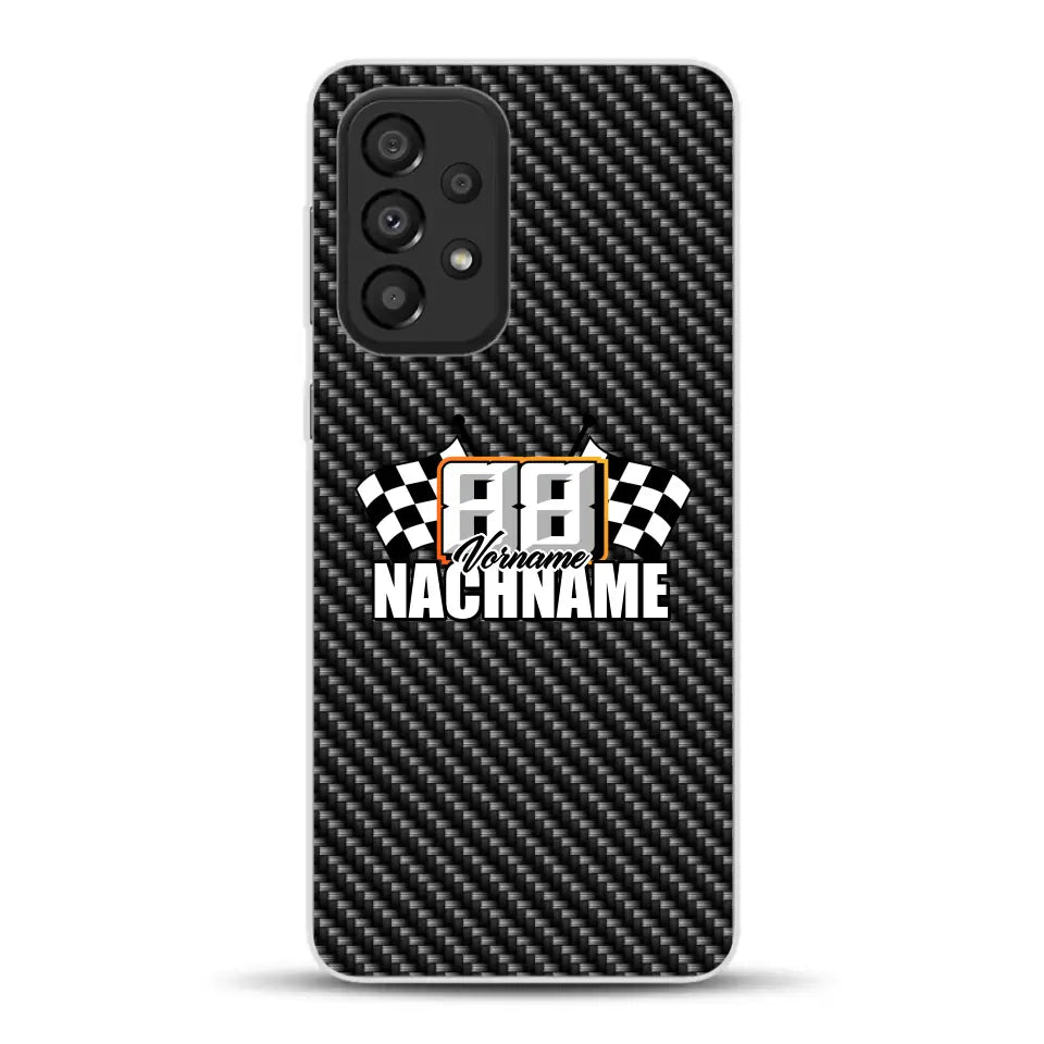 Carbon style #1 - Custom phone case for Samsung