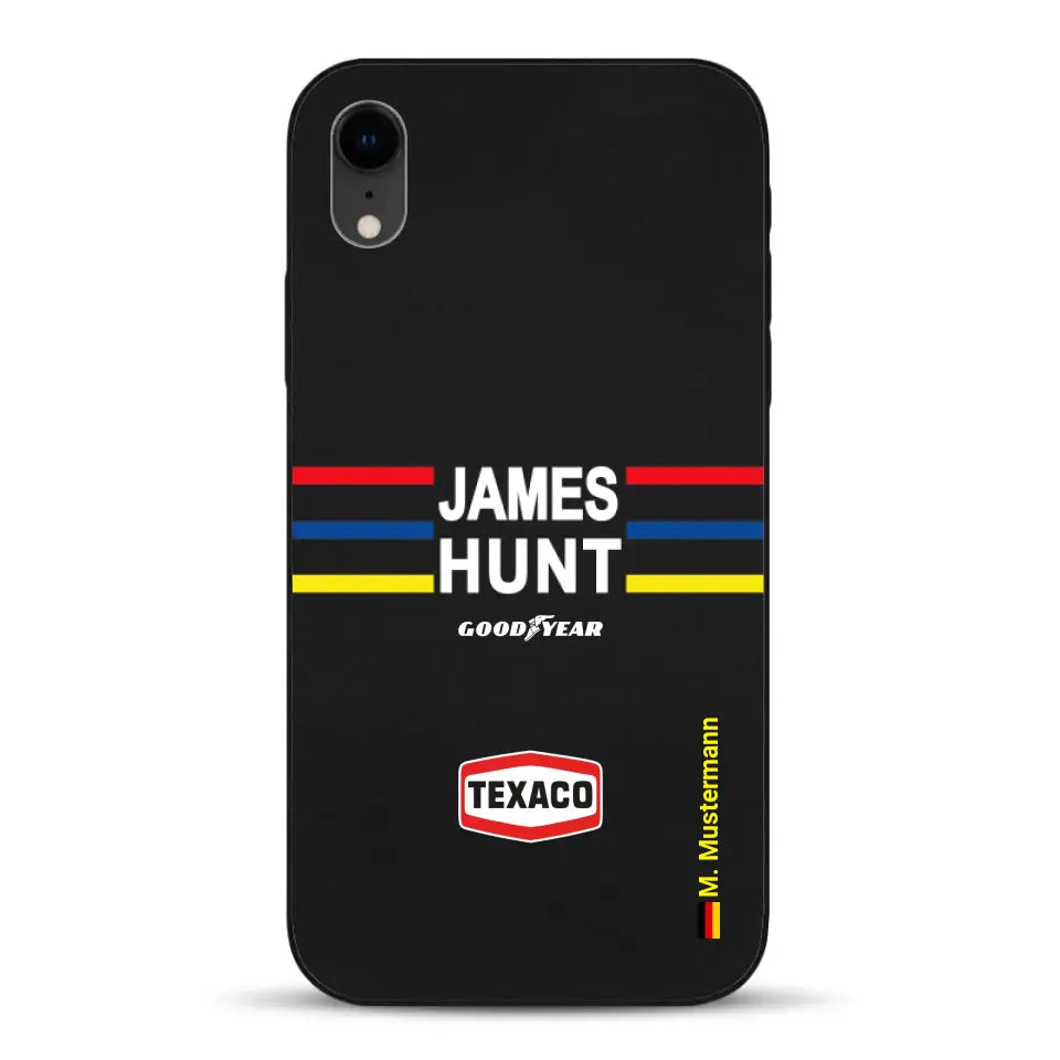 James Hunt Helm Livery - Individuelle Handyhülle für iPhone