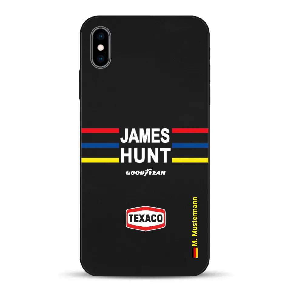 James Hunt Helm Livery - Individuelle Handyhülle für iPhone